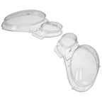 2X Headlight Lens Cover Kit for Mercedes Benz E240 E280 E300 E350 (2002–2008)