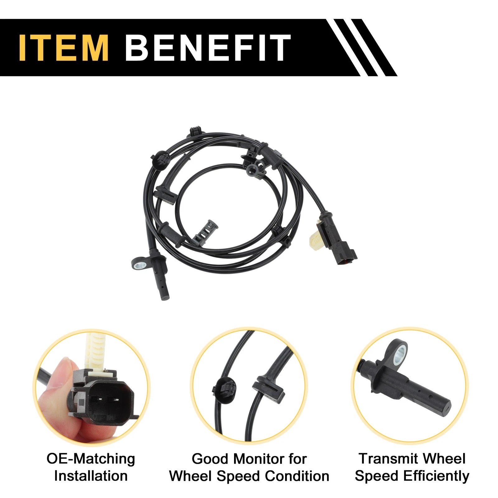 ABS Wheel Speed Sensor No.FL342C190AC for Ford Mustang (2015–2020)