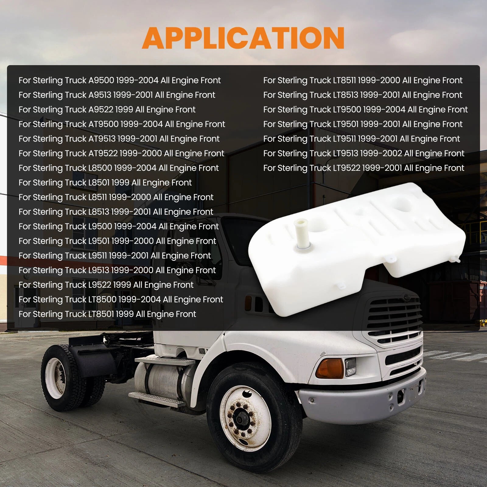 Heavy Duty Coolant Reservoir for Sterling Truck (1999-2004)