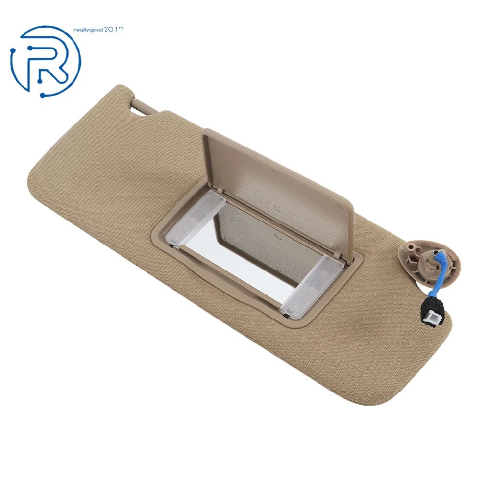 Right Beige Sun Visor with Light for Honda Pilot (2017-2021)