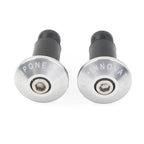 7/8" Handlebar End Weights Grips Cap Plugs for Dirt Bike Motor Silver