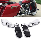 1-1/4" Highway Engine Guard Short Angled Foot Pegs for Harley 883