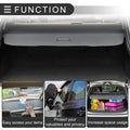 Retractable Cargo Cover for Mercedes-Benz GLE350 3.5L 2016-2019 Gloss Black