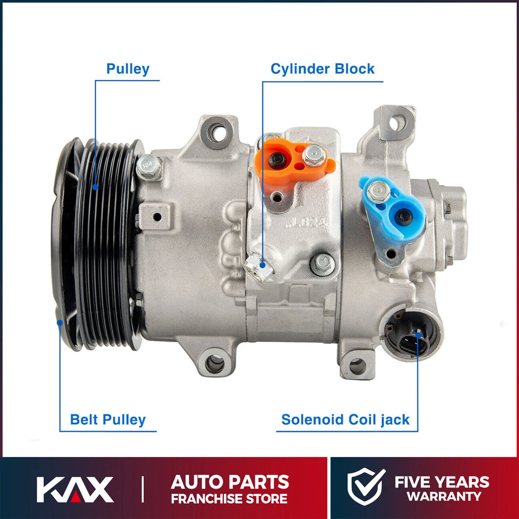 A/C Compressor for Scion xD and Toyota Corolla & Matrix (2008–2014)