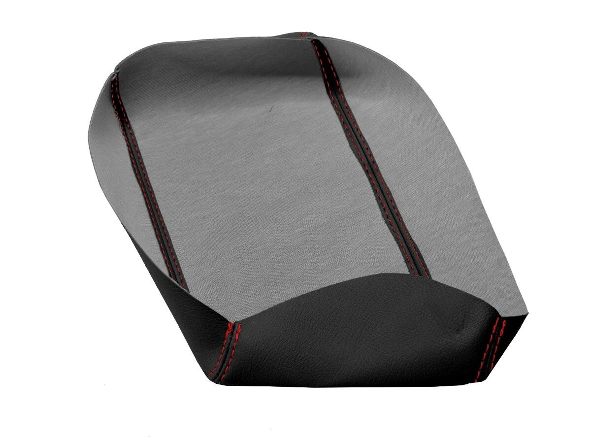 Console Lid Armrest Cover for Acura TLX (2021–2023) Red Stitch