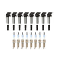 Set of 8 Ignition Coils & 8 Spark Plugs for BMW X5 E70 E71 X6 M (2007–2013)