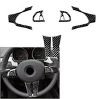 5 Pcs Carbon Fiber Steering Wheel Trim for BMW Z4 E85 (2003–2008)