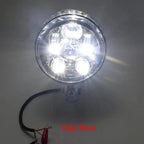 5.75" Chrome LED Bullet Headlight Lamp for Harley Touring