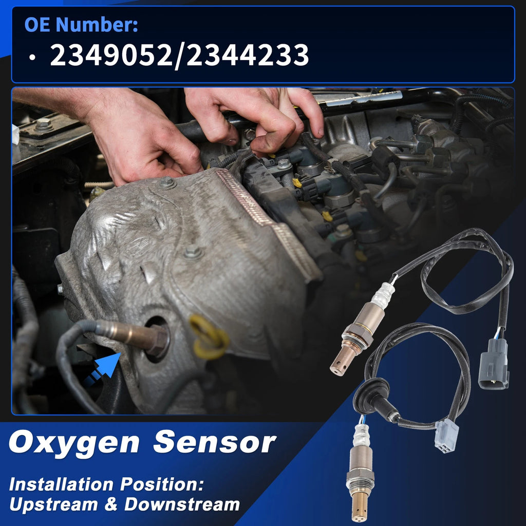 2X Upstream & Downstream Oxygen Sensor for Toyota Corolla L4-1.8 (2007–2008)