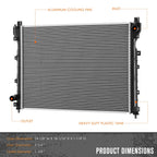 Aluminum Core Cooling Radiator for Land Rover Freelander (2002–2006) DPI-2870