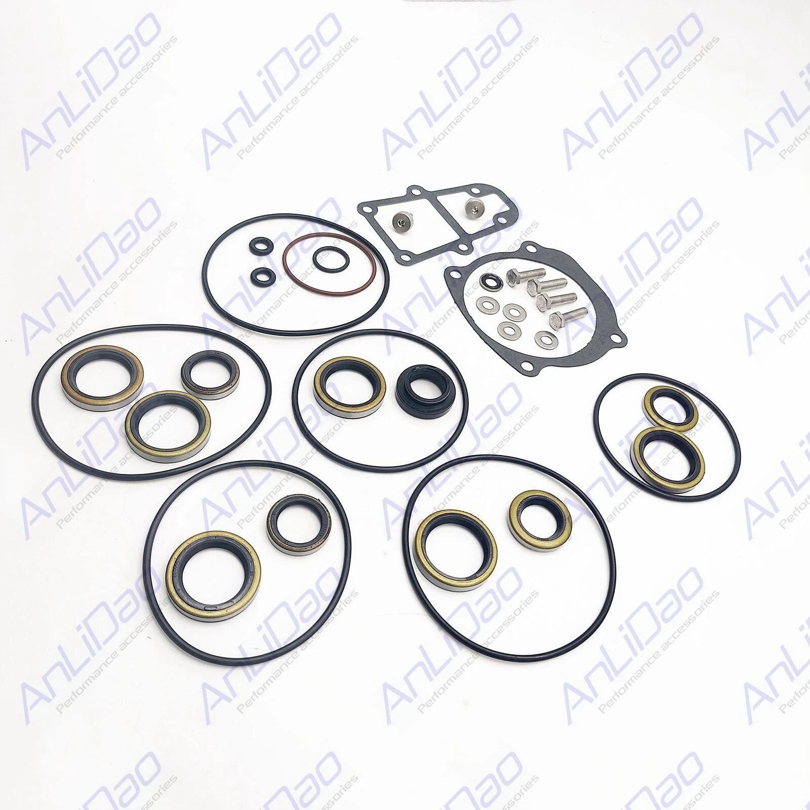Gearcase Lower Unit Seal Kit for Evinrude Johnson Outboard (5006373, 5000411)