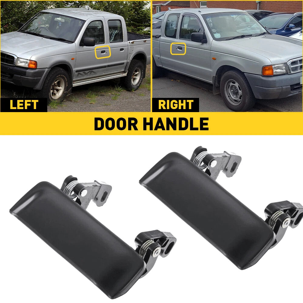 Door Handle for Ford Ranger Mazda B2300 B2500 (2001–2011) - Smooth Black