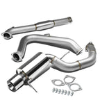 4" Rolled Muffler Tip Catback Exhaust System for Mitsubishi Eclipse (2000–2005)
