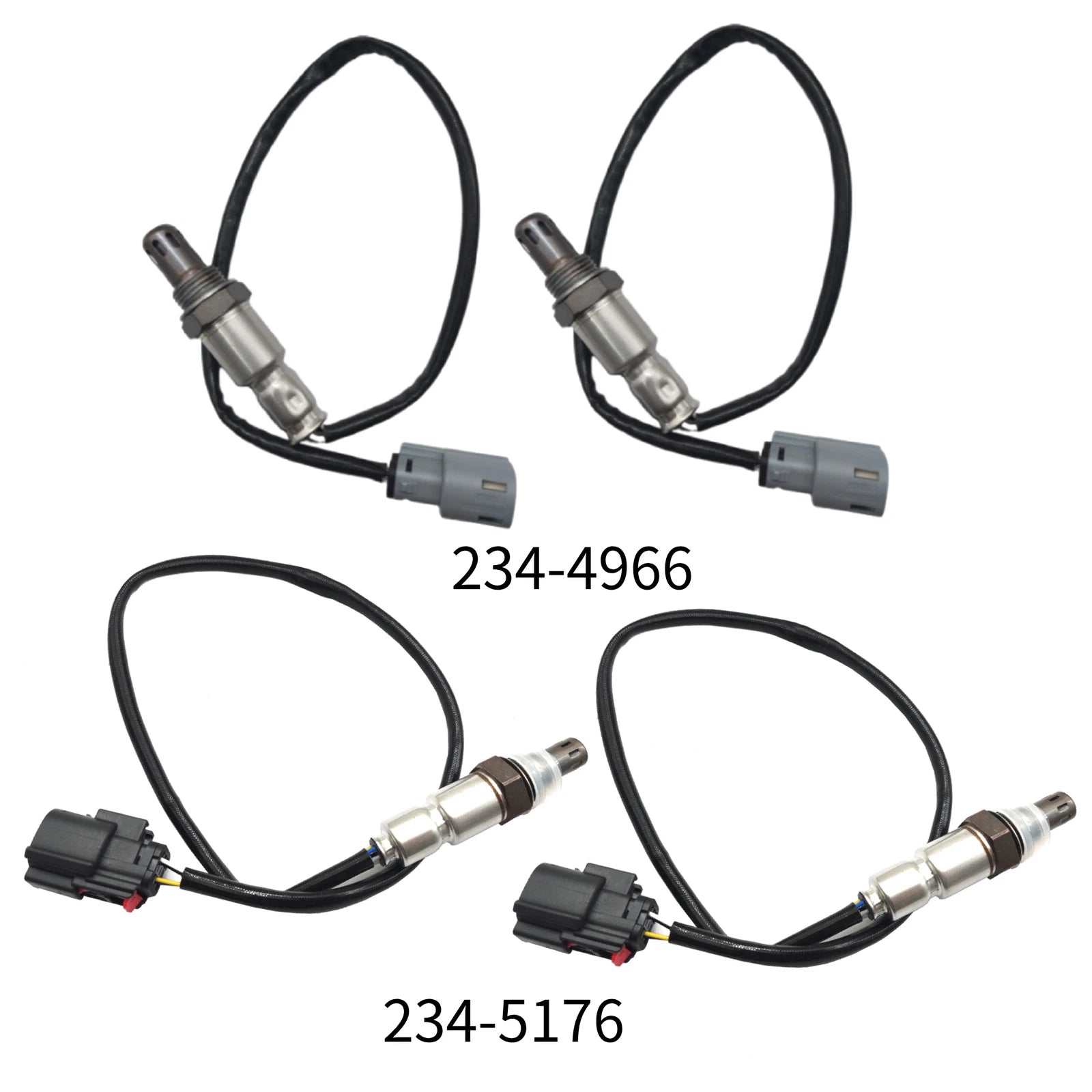 Set of 4 Oxygen Sensors for Ford E-350 (2016–2018)