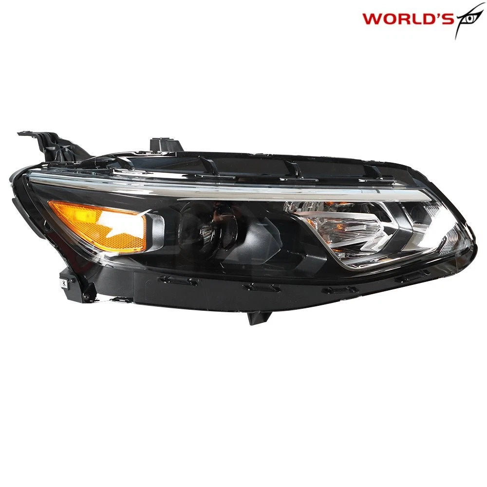 Headlight for Chevy Malibu (2016–2018) Black Housing Right Side