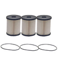 Set of 3 Engine Oil Filters for Dodge Ford Hino Peterbilt Thomas L6