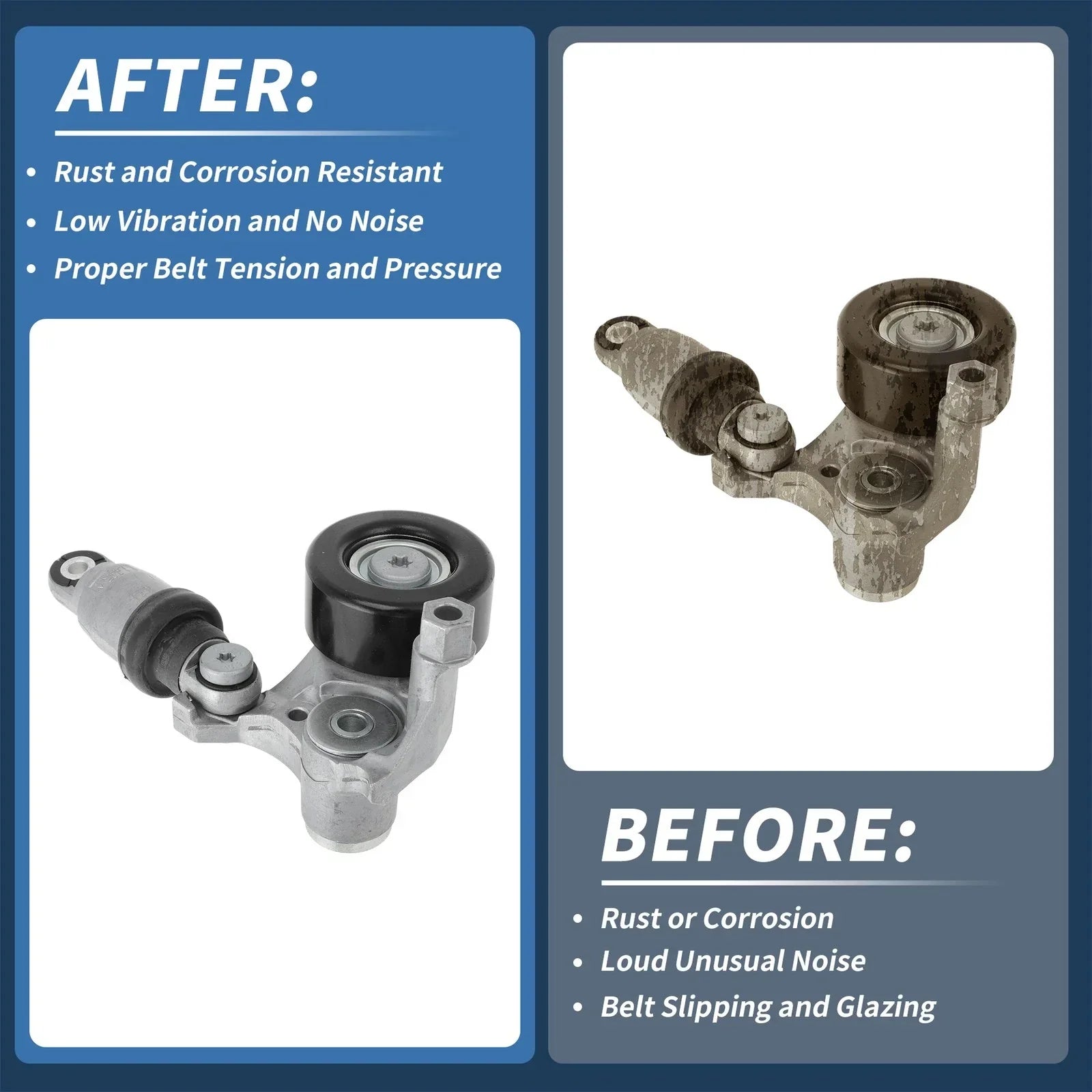 Belt Tensioner for Honda Civic (2017-2024) Metal 1 x Unit