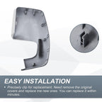 Right Side Rearview Mirror Cover Cap White for Ford Transit Custom (2012–2023)