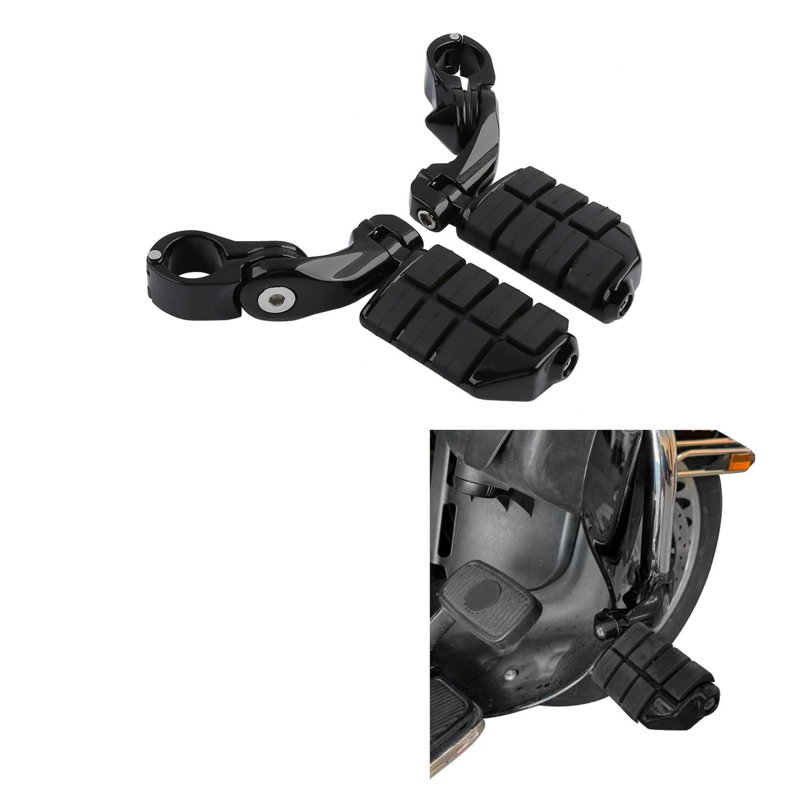 32mm Highway Foot Pegs for Harley Touring Road King Street Glide