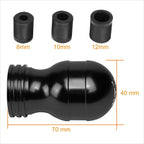 J2 Teardrop Shape Aluminum 6-Speed Manual Shift Knob for Universal Fit (2000–2023)