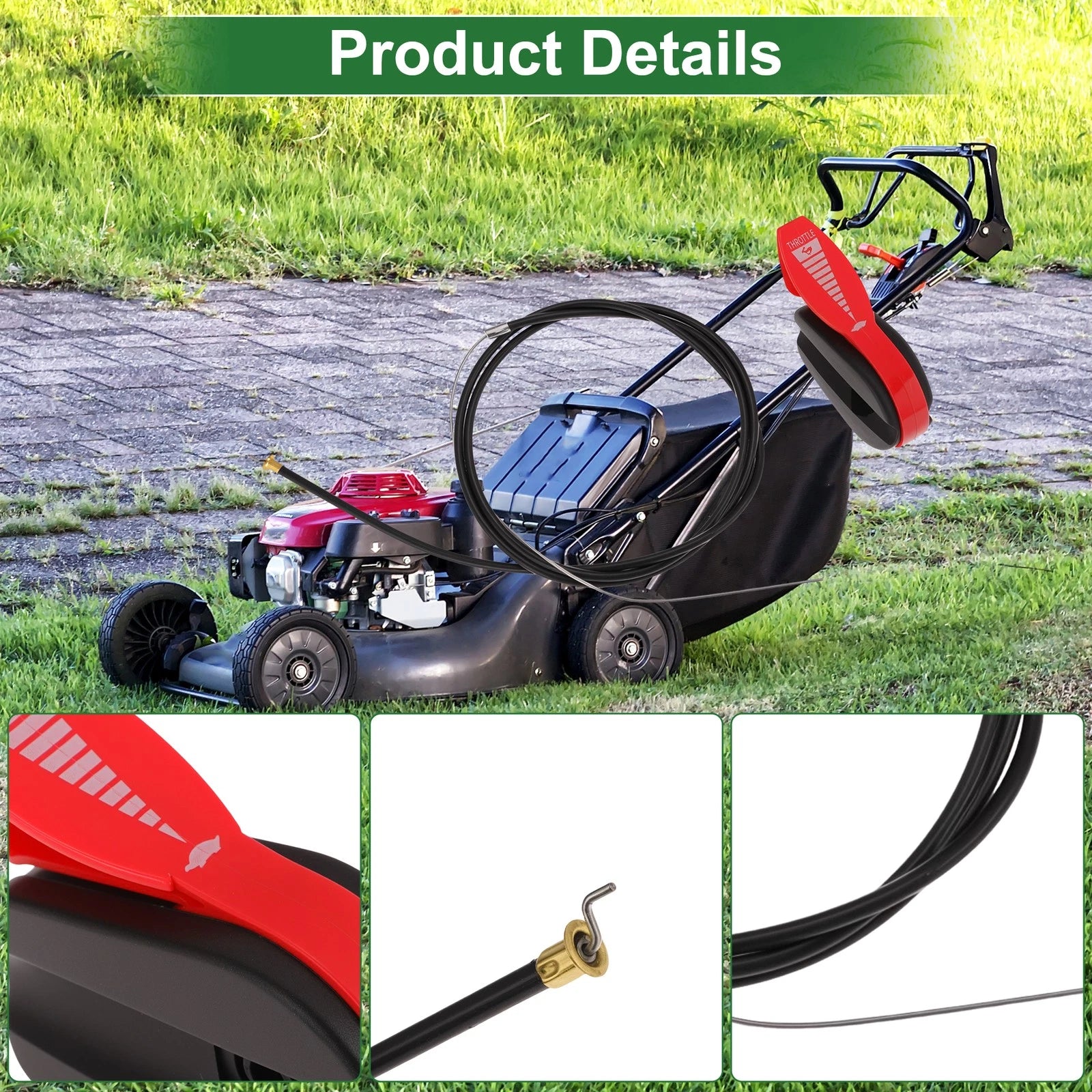 Throttle Cable for Honda Lawn HRR216K2 HRR216K3 HRR216K4 (2002–2006) 7850VG3D01
