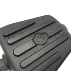 Black Flame Skull Foot Pegs for Harley-Davidson (H-D Male Mount)