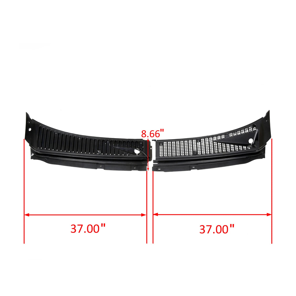 Windshield Wiper Vent Cowl Screen Cover Grille for Ford F250 F350 (1999–2007)
