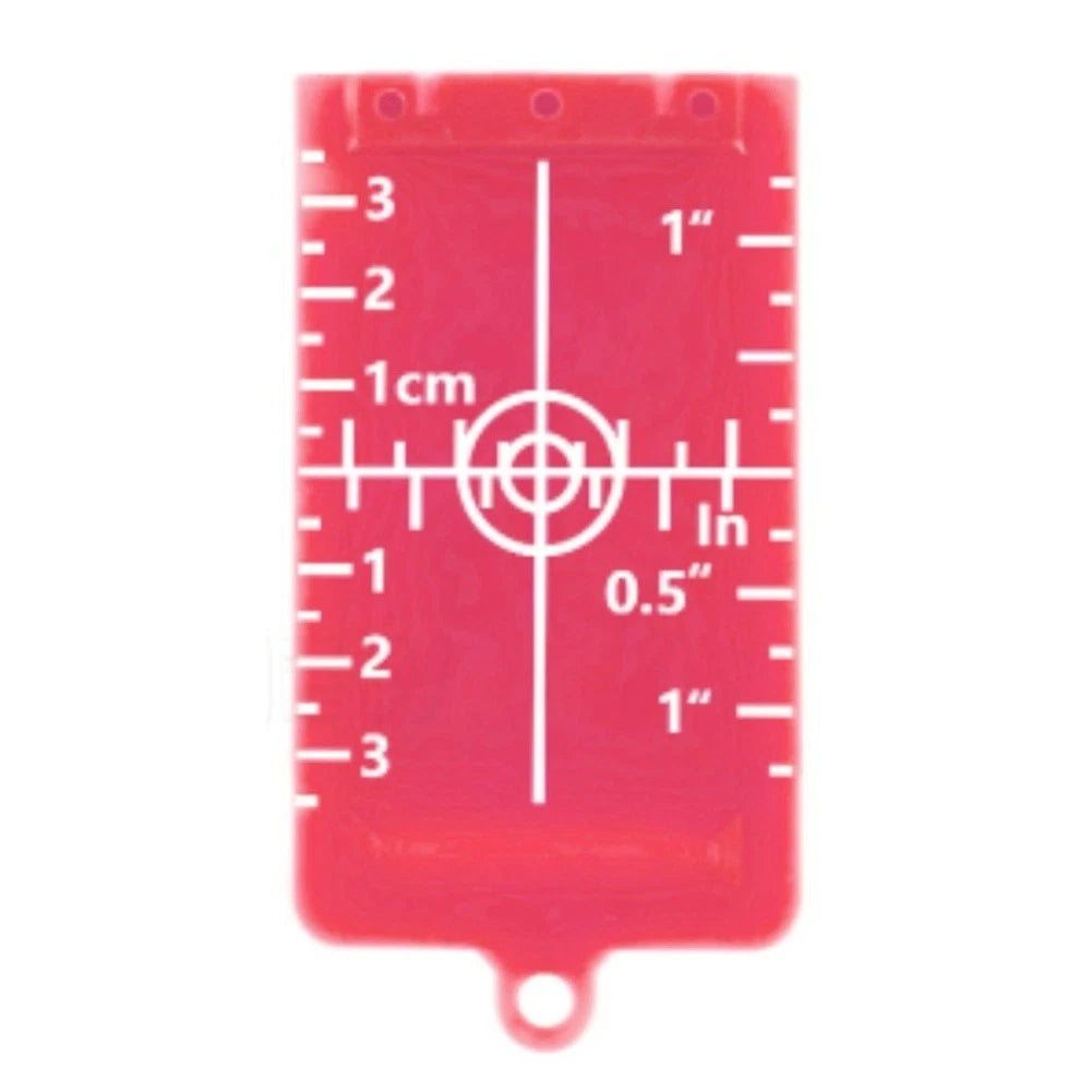 Light Beam Target with Magnetic Base and Dual Color Reflectivity (10.5x5.5 cm)