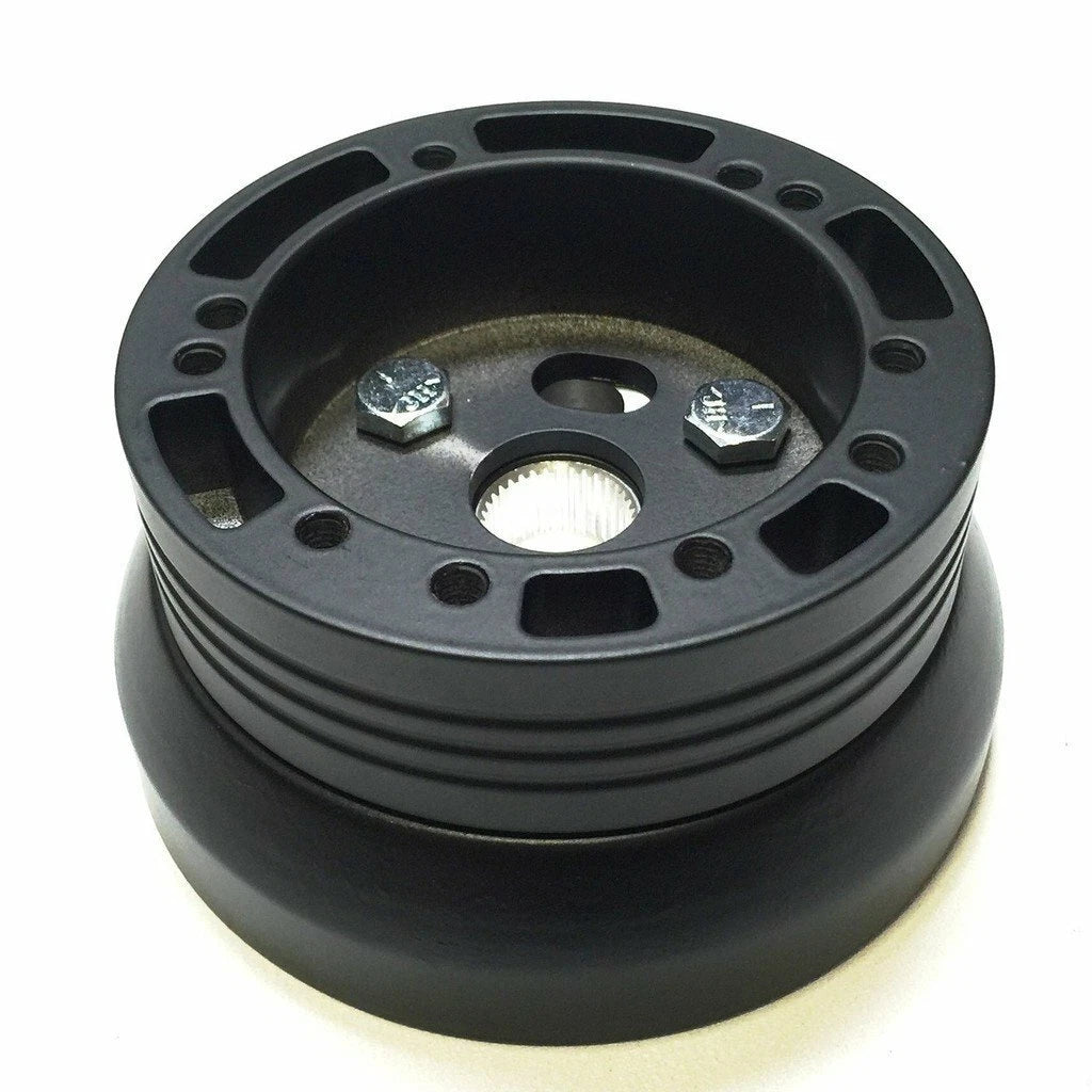 14 Inch Black Wood Steering Wheel with Bowtie Horn for 1969-1994 Camaro