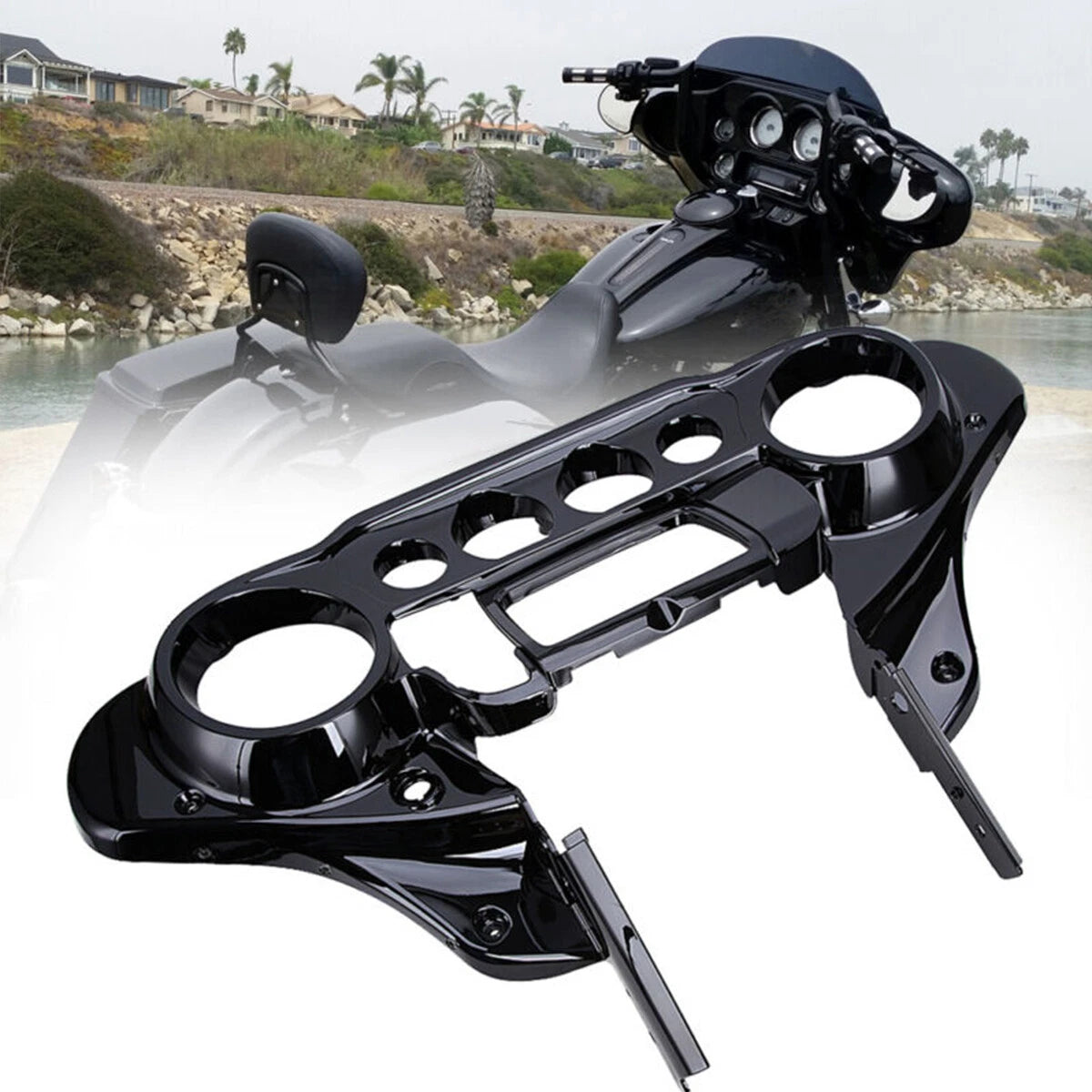 Batwing Inner Fairing for Harley Electra Glide (2014–2024) - Vivid Black
