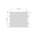 Replacement A/C Condenser For 2015-2019 Nissan Micra (Canada)