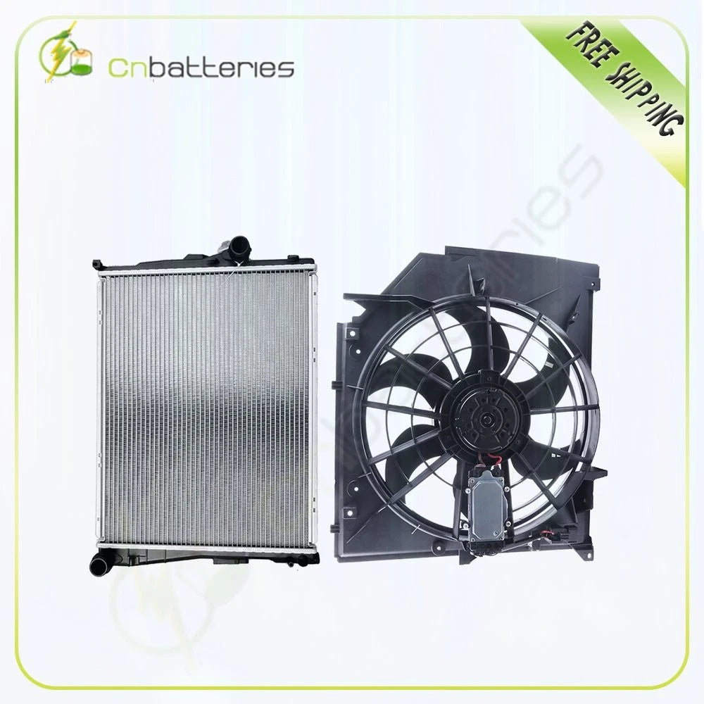 Radiator and Cooling Fan Kit for BMW 320i 330i (2001–2005)