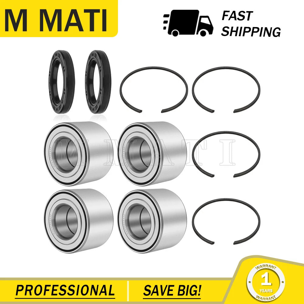 Front Rear Wheel Bearings & Seals for Can-Am UTV (#705400088, #293350118, #293350040)