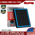 HEPA Cabin Air Filter for Chevrolet Silverado 1500 2019–2022, 2500 2020–2022