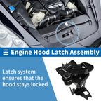 Hood Latch Assembly for Volkswagen Caddy MK2 (1995–2004) No. 1HM823509C