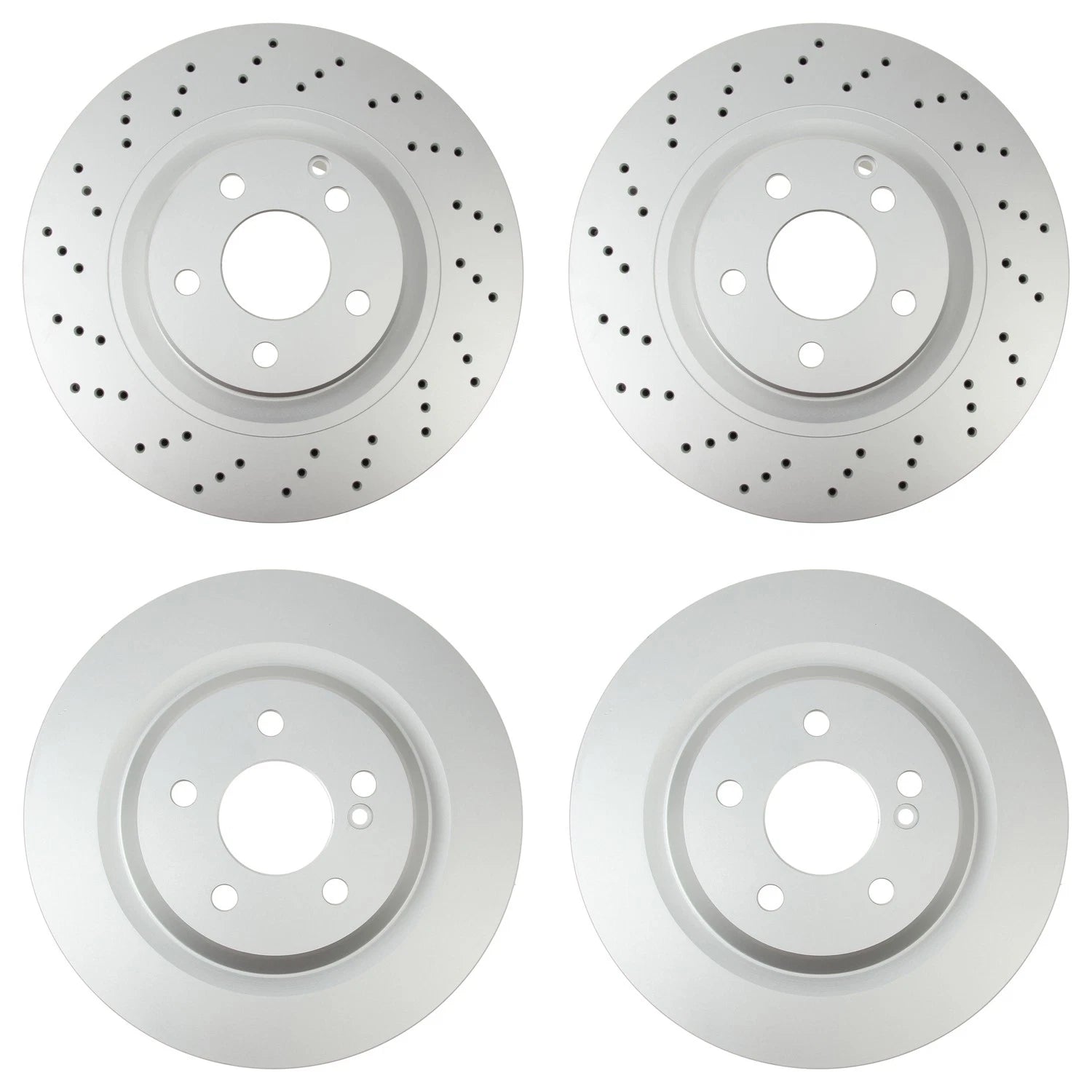 Brake Rotors Kit for Mercedes C125 CL55 AMG CL600 S55 AMG (345mm/315mm)