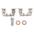 Front Pair Brake Calipers w/ Bracket for Hyundai Scoupe (1993–1995)