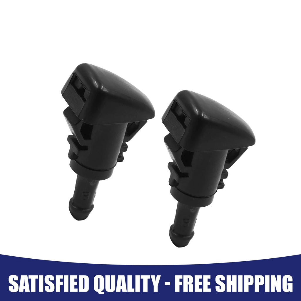 Set of 2 Front Windshield Wiper Nozzles Spray Jet for Subaru  86636FG051