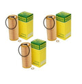 Set of 3 Oil Filter Kits Mann HU727/1x for Benz W124 W129 W140 W203