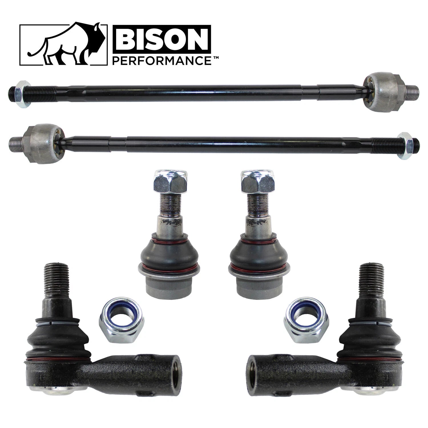 6pc Front Tie Rod End Lower Ball Joint Kit for Sprinter (2002–2006)