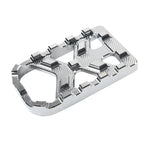 CNC Brake Pedal Pad Cover for Harley Softail Touring Street Glide FLHX (2014–2023) Chrome