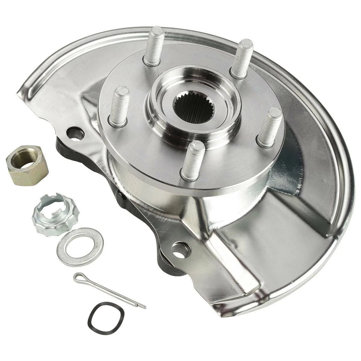 Front Steering Knuckle & Hub Bearing Pair for Jeep Compass (2007-2017)