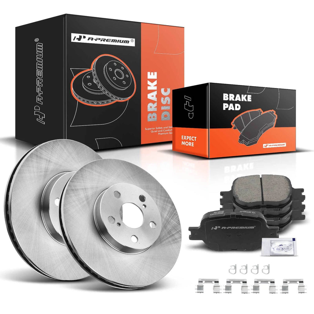 Ceramic Brake Pads & Front Disc Rotors for Scion tC (2005–2010)