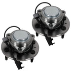 Pair Front Wheel Hub & Bearing Assembly for GMC Yukon (2007–2014) 2WD 515097 w/ABS