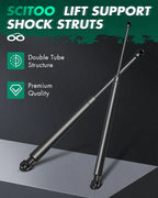 2 Hood Window Glass Lift Supports Shocks Struts for KIA Sorento (2003–2009)