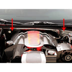 2pc Brushed Stainless Steel Firewall for 1997–2004 Chevy Corvette C5