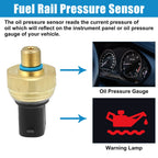 Fuel Rail Pressure Sensor 8W839F972AA for Ford Edge, Volvo XC60, S60 (2007–2023)