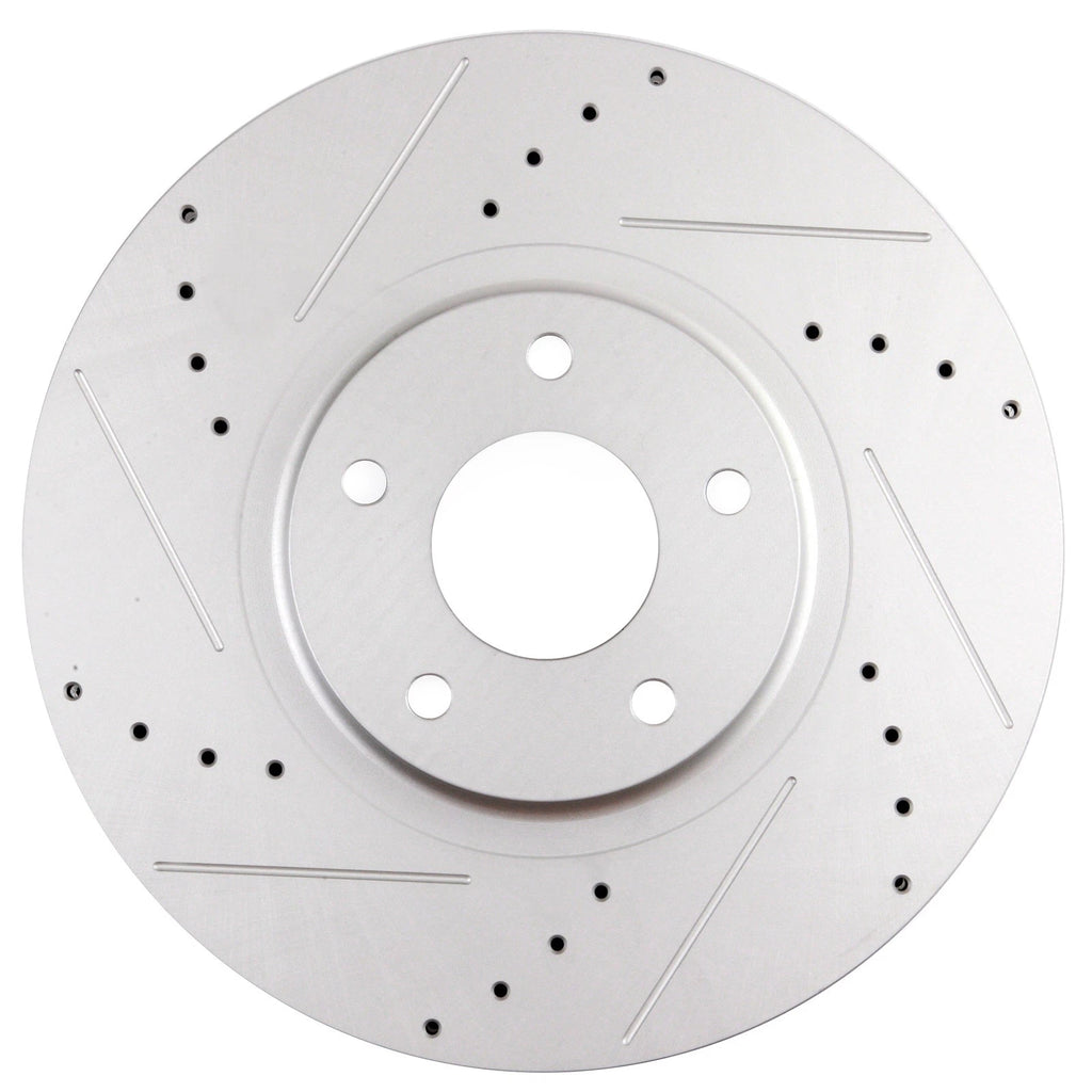 Drilled Slotted Brake Rotors for Infiniti EX35 G37X M35 Q40 350Z Maxima