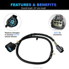 Trailer Brake Light Wiring Harness for Ford Transit 150 250 (2015–2019)