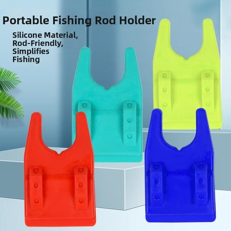 10X Fishing Rod Holder Clip-on for Bucket Boat Rail Coolers